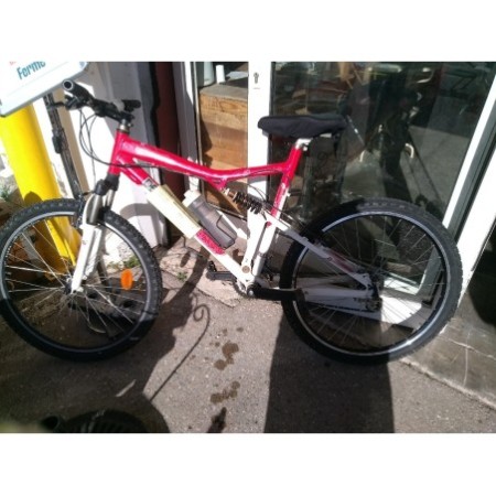VTT décathlon rochrider rouge