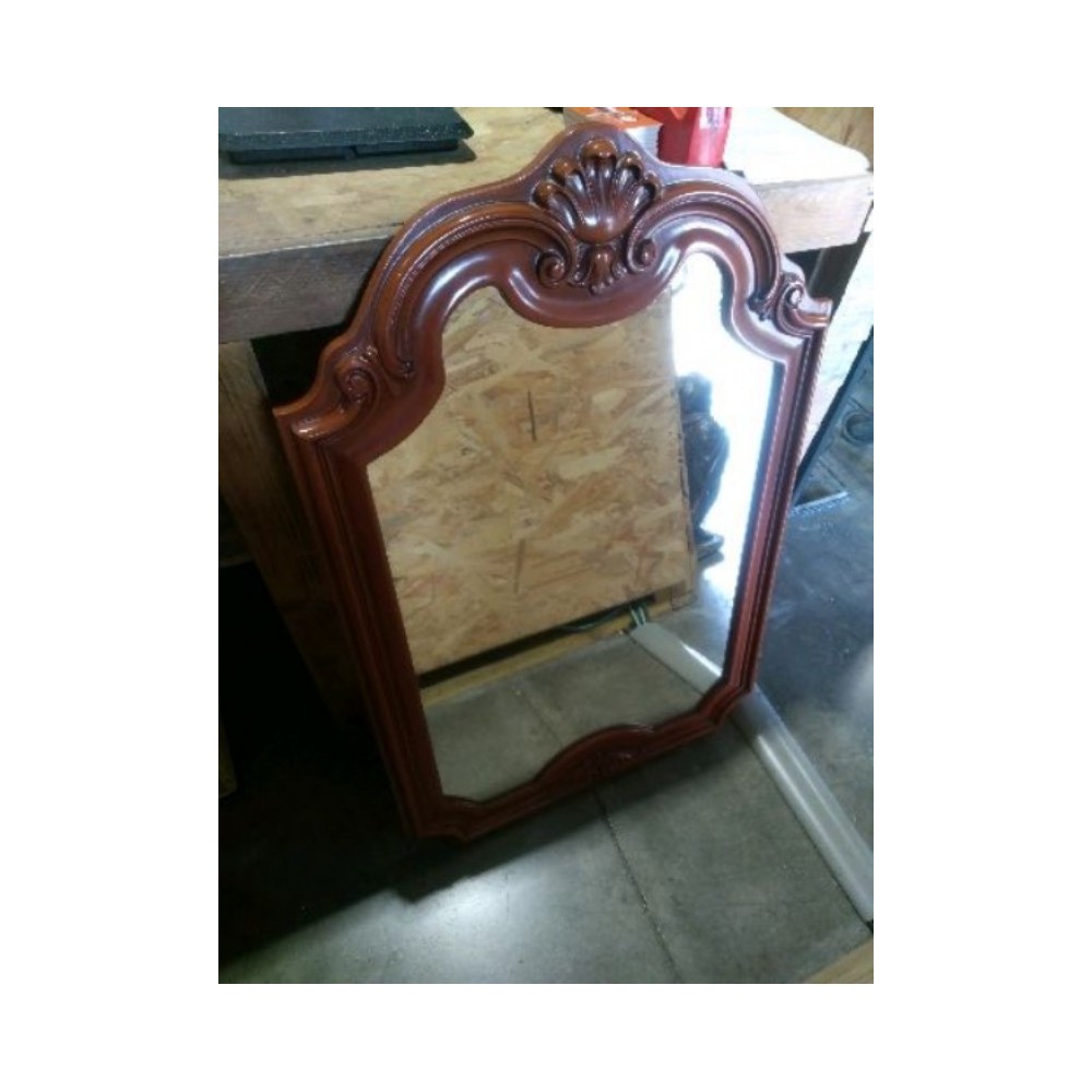 Miroir cadre en bois de meurisier