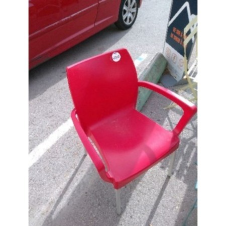 chaise rouge 