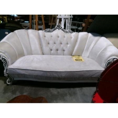 Canapé blanc baroque