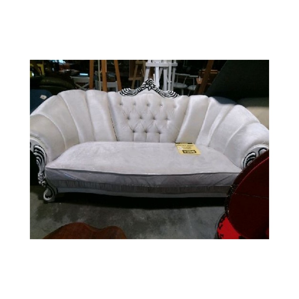 Canapé blanc baroque