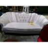 Canapé blanc baroque