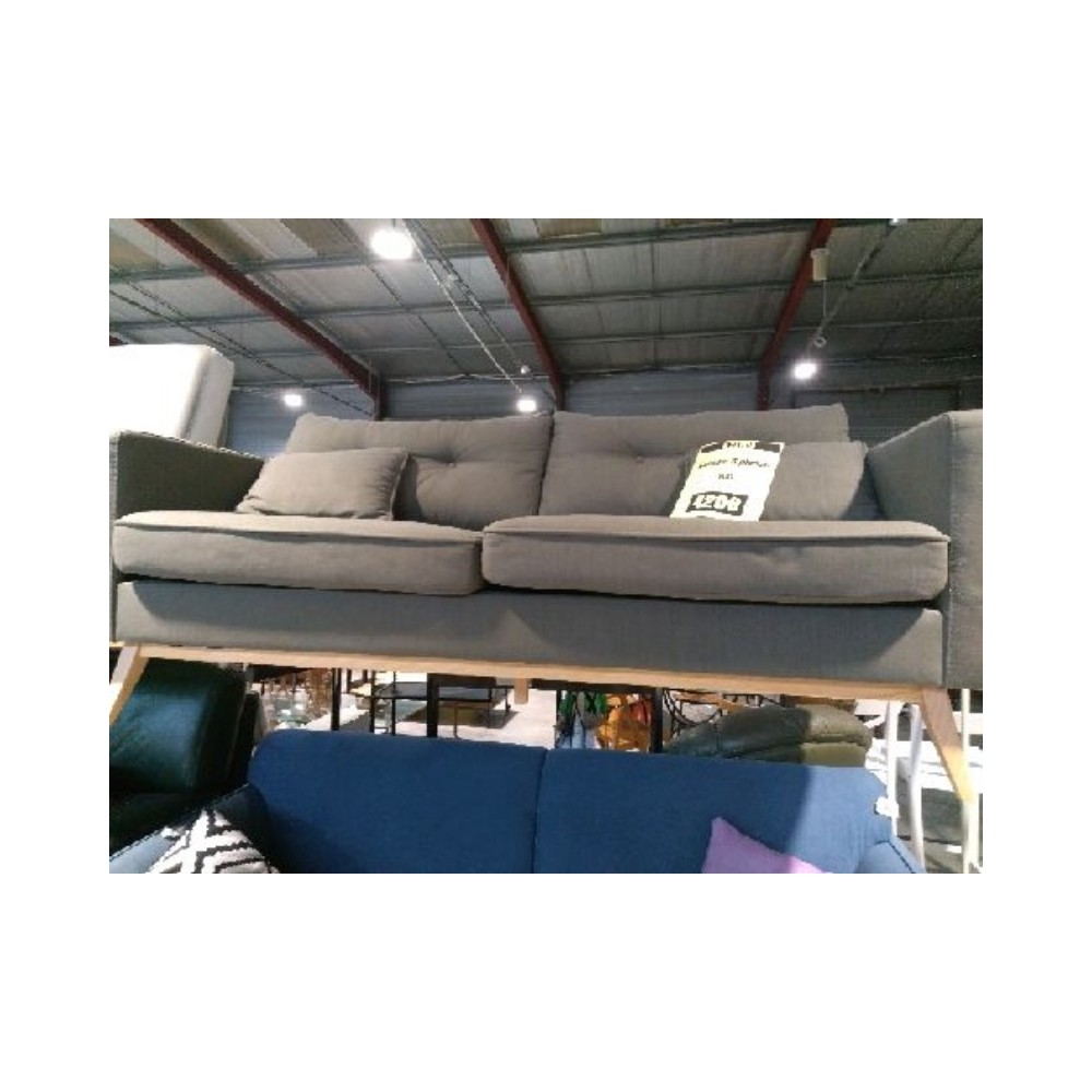 canapé vert 3 places 